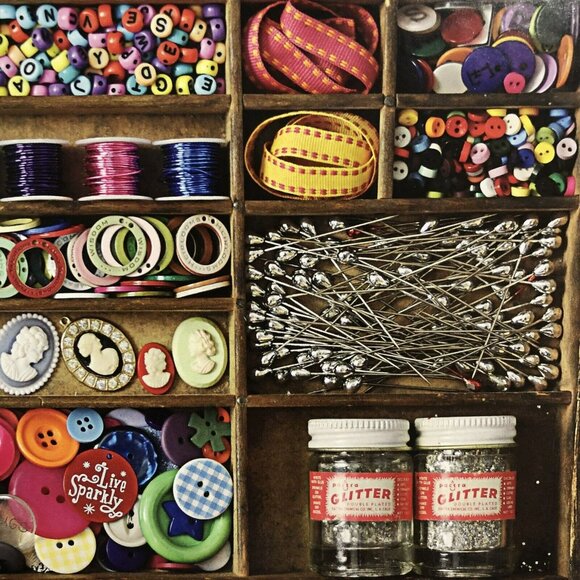 Springbok Puzzle 500 Pcs Jigsaw Sewing Box Button Thread Complete Difficult Hard - Picture 3 of 10